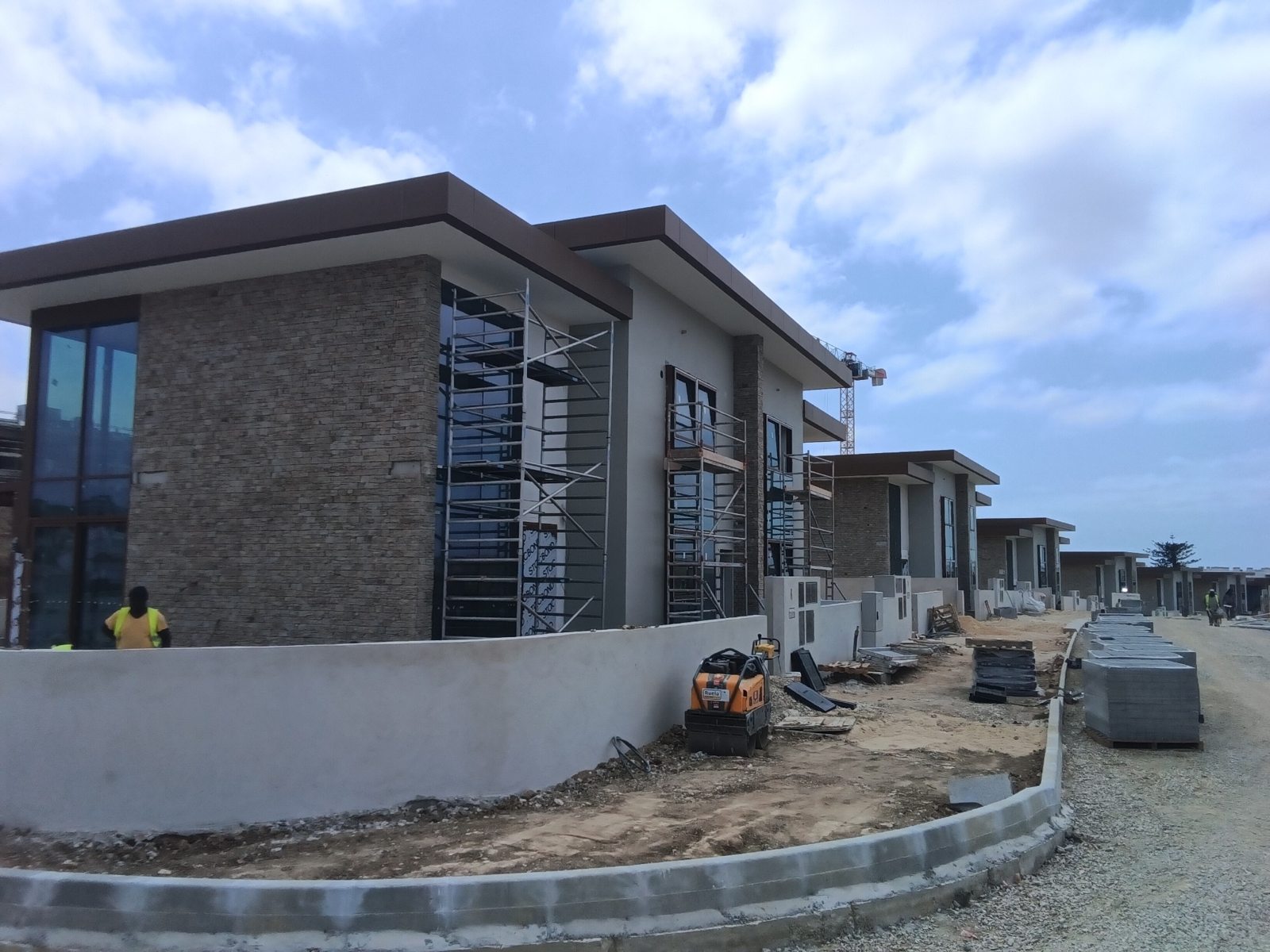 Moradias do Vistabella Oeiras em construção